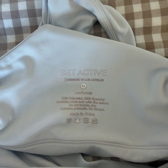 SET Active Women's White Sports Bra - Picture 3 of 3